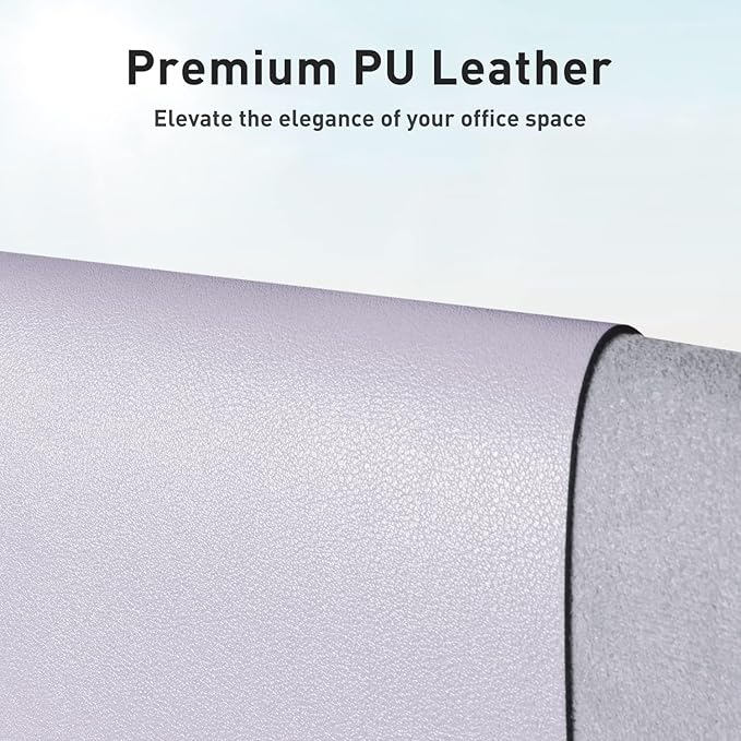 Aothia Large PU Leather Desk Pad Protector – Non-Slip Mouse Pad & Writing Mat - Image 2