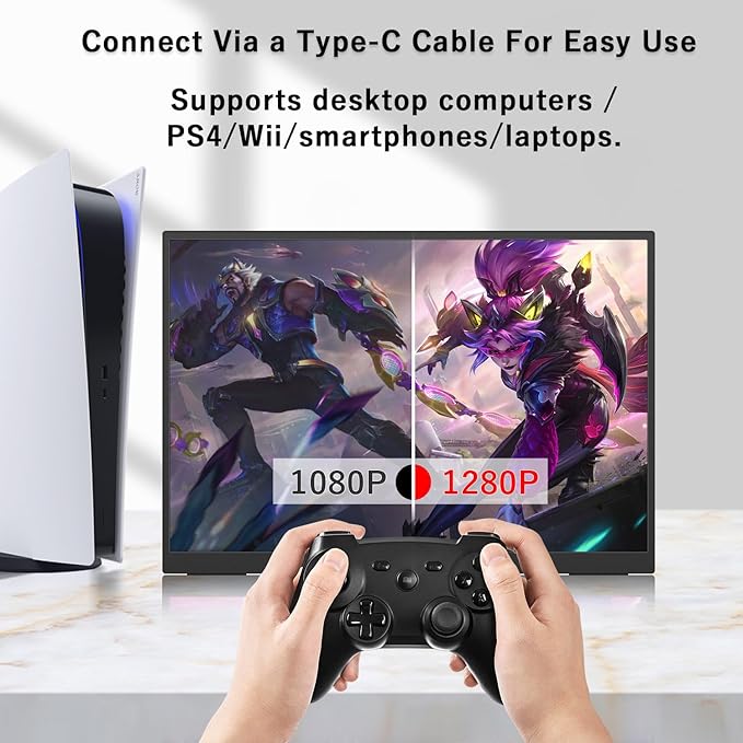 Viyivwine Portable Monitor 10.5'' 1920x1280 Second External Monitor - Image 5