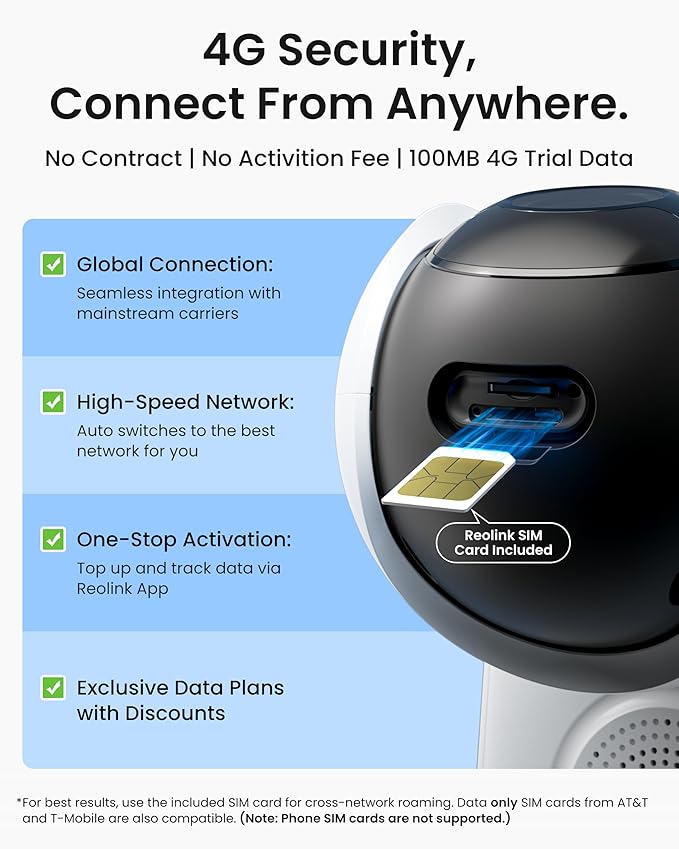 REOLINK Altas Go PT 4G LTE Solar Cellular Security Camera Wireless Outdoor - Image 7