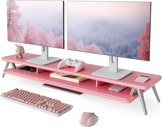 Fenge Dual Monitor Stand, Monitor Stands Riser by Fenge