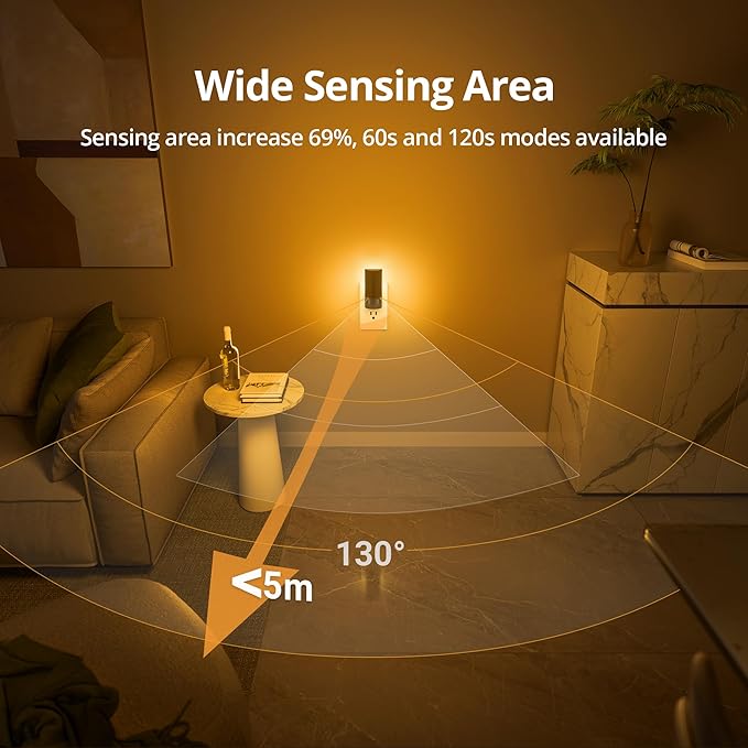 Lyridz Plug-in LED Amber Night Light - Image 3