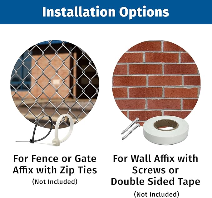 Brimar 14"x10" Construction Area Rules Sign - Image 3