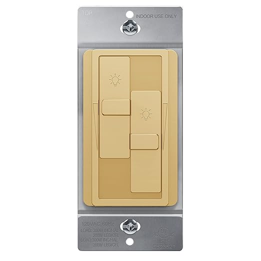 TOPGREENER Elite Series Kalide Dual Load Dimmer Light Switch, Double LED Dimmer by TOPGREENER