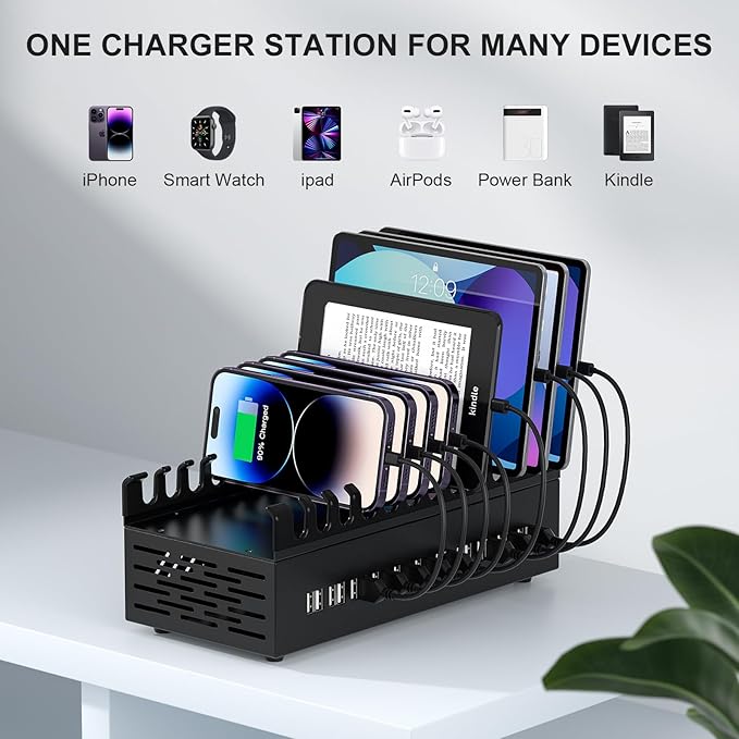 300W USB Charging Station, ALI SEA 22 Port USB Fast Charging Station - Image 5