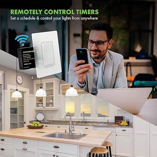 TOPGREENER Wi-Fi Relay Module, Hidden Smart Switch - Image 5