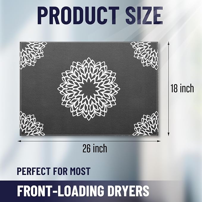 Teenyyou 1 Pcs 26" x 18" Dryer Top Protector Mat, Washer and Dryer Topper - Image 2