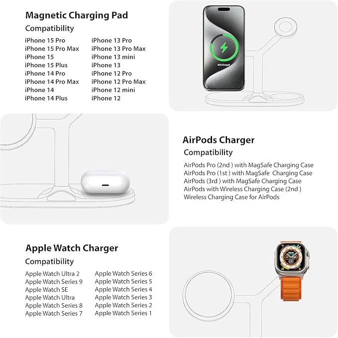 3-in-1 Wireless Charging Station - Image 8