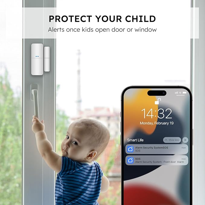 tolviviov Home Security System Wireless, DIY Door Alarm Security System - Image 3