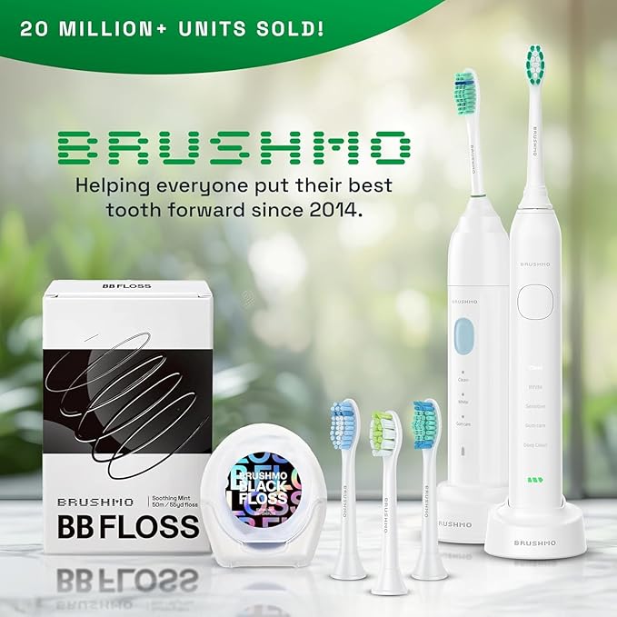 Brushmo Plaque Control Replacement Toothbrush Heads, Compatible - Image 7