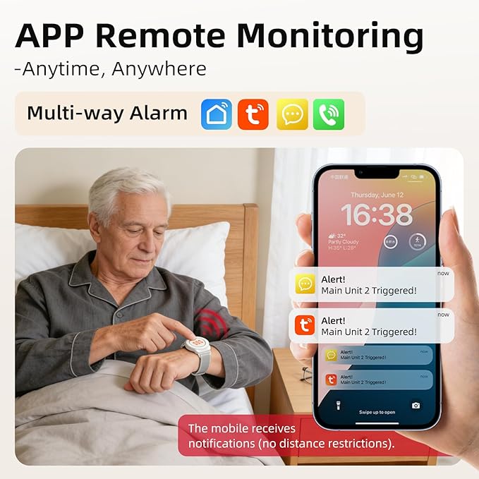 CallToU Wi-Fi Wireless Caregiver Pager Call Button - Image 2