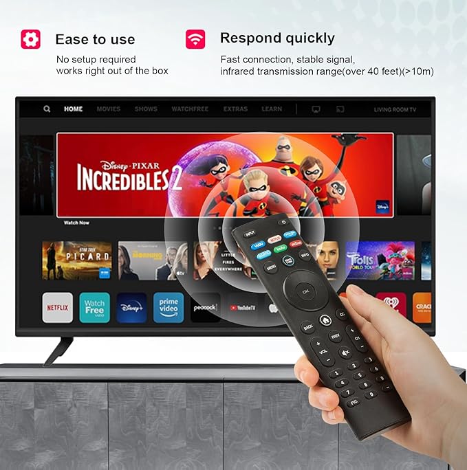 for vizio Smart tv Remote, XRT140-Remote- Replacement Applicable - Image 4