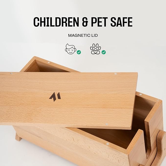 Extra Large Cable Management Box, Wood Cord Hider Box & Organizer - Image 5