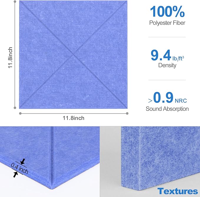 Sonicism 12 Pack X-Lined Acoustic Panels - Image 5