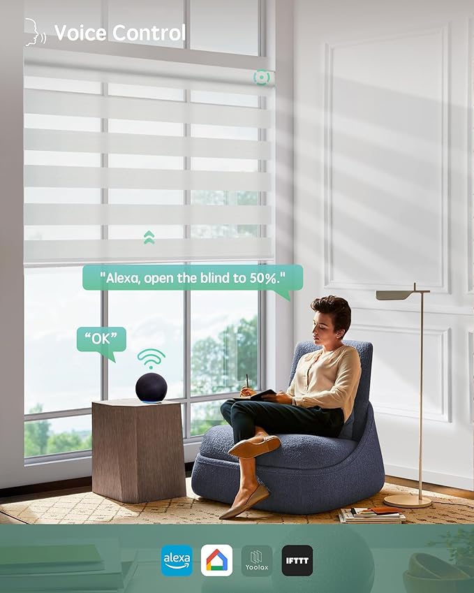 Yoolax Motorized Zebra Blinds Works - Image 3