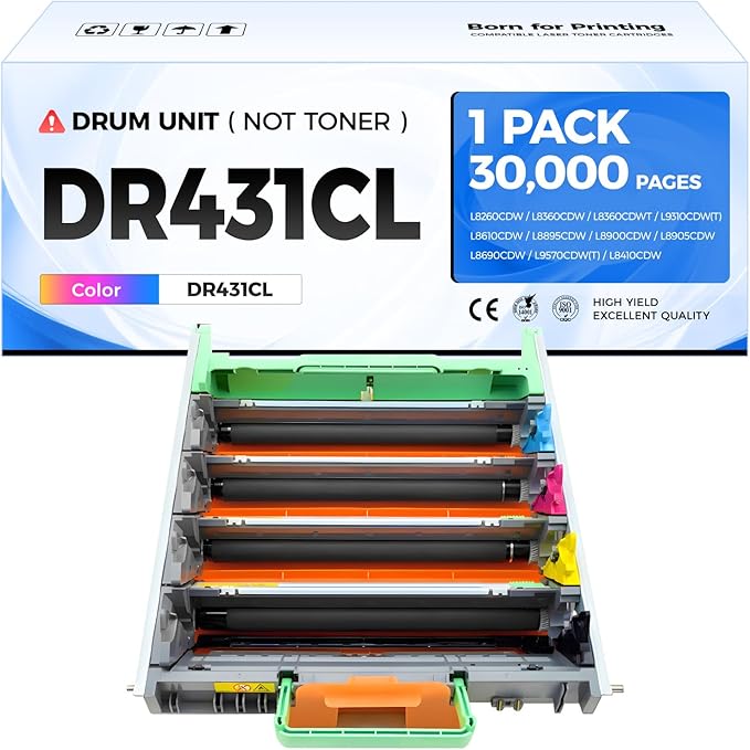 DR431CL Drum Unit Printer High Yield Replacement by HSink