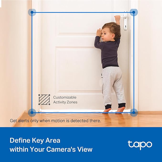 Tapo 2K Indoor/Outdoor Pan/Tilt Wired Security Camera - Image 6