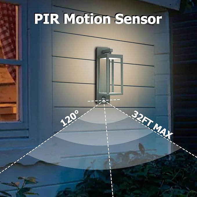 Lustrlach Outdoor Motion Sensor Wall Light - Image 2