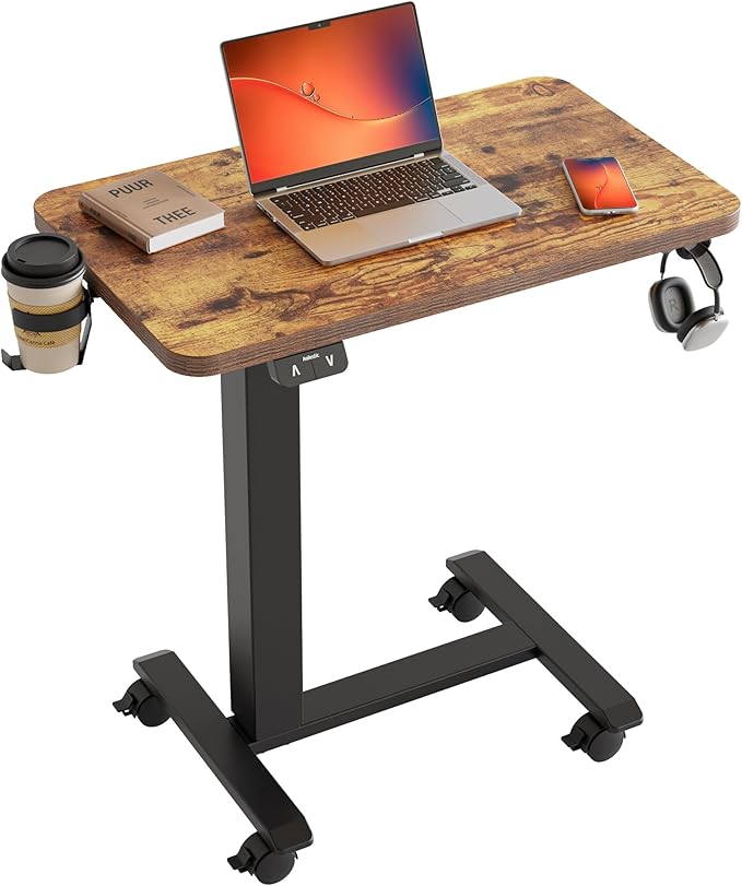 Agilestic Portable Standing Desk Height Adjustable, Mobile Table by Agilestic