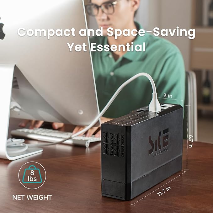 SKE SMART KEY ENERGY SKE 425VA/240W UPS Battery Backu Surge Protector - Image 3