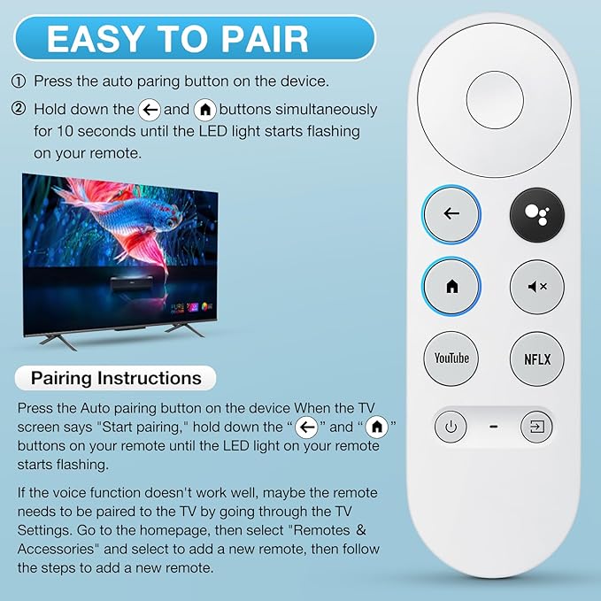 Replacement for Google-Chromecast-Remote, for Chromecast - Image 5
