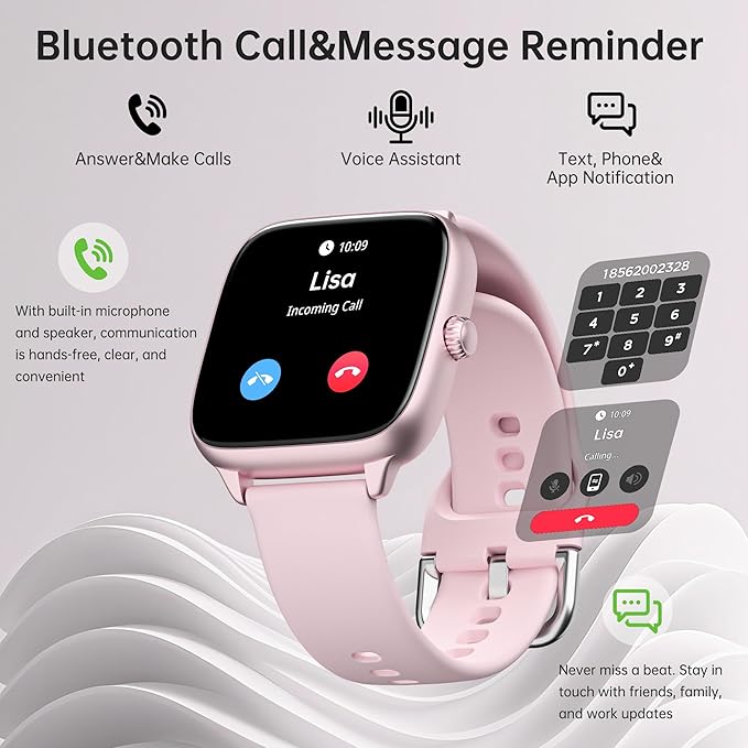 Fitness Tracker Answer/Make Calls, Smart Watch - Image 2