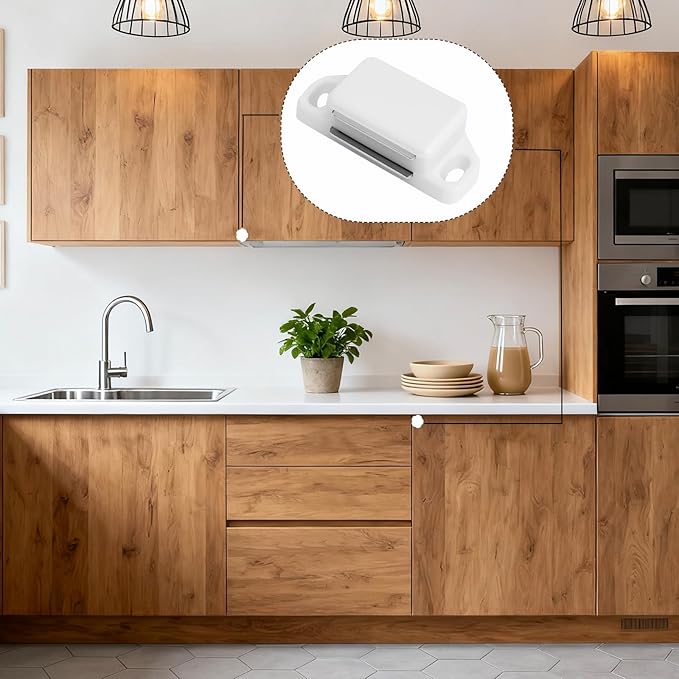 24 Pack Magnetic Push Latch, Heavy Duty Magnetic Touch Latch, - Image 7