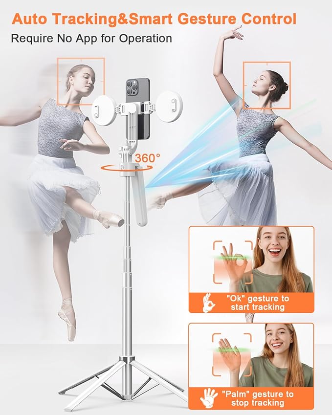 Yeaki 71” Auto Face Tracking Tripod - Image 2
