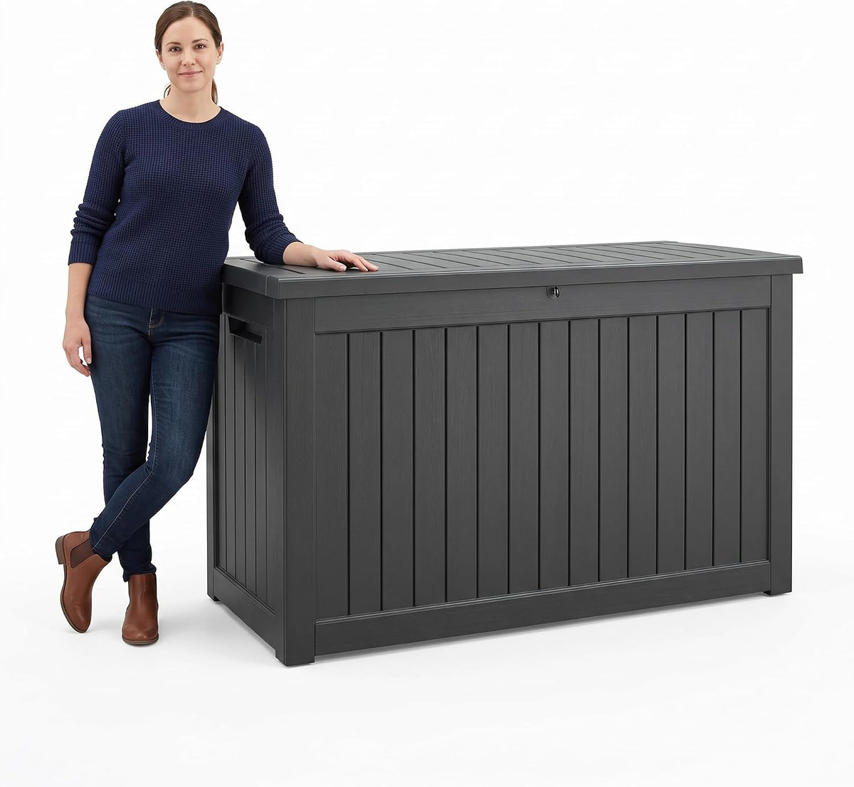 320 gallon extra-large outdoor storage box, waterproof lockable, main product view