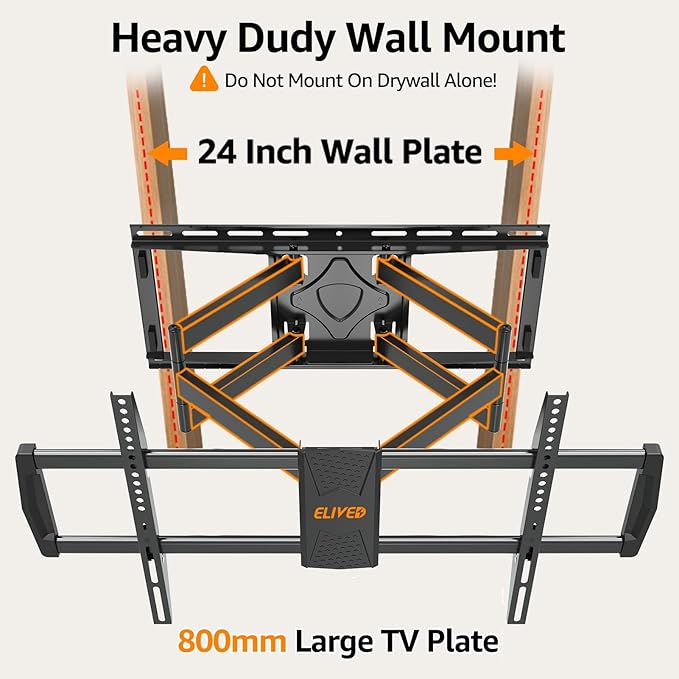 ELIVED Heavy Duty TV Wall Mount - Image 6
