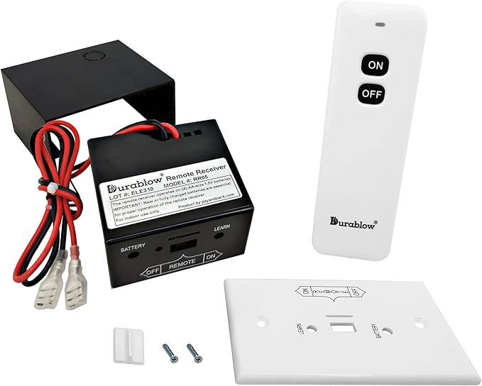 Durablow TL1001 Gas Fire Fireplace On/Off Remote Control Kit by Durablow