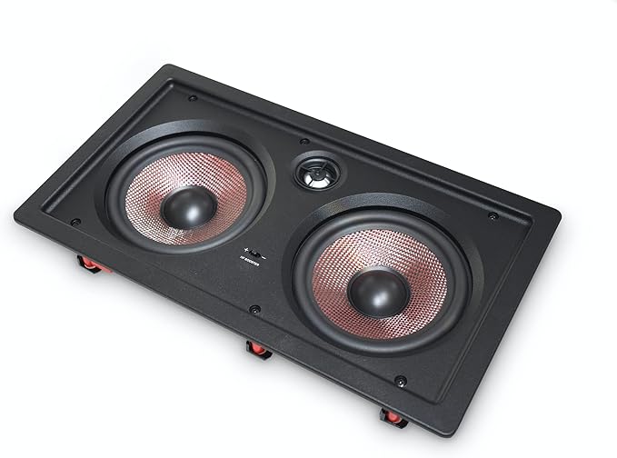 Soundavo IW-680CF Multi-Purpose Dual 6.5” 2-Way in-Wall LCR Speaker - Image 2