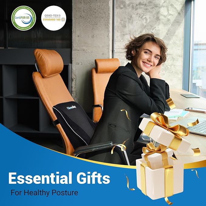 Lumbar Support Pillow for Office Chair Car, Gaming Chair Lower Back Pain Relief - Image 5