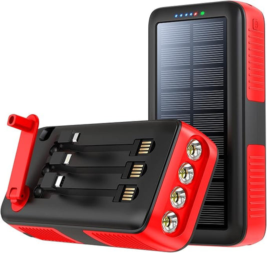 boogostore Solar Charger Power Bank 63200mAh, Portable Charger by boogostore