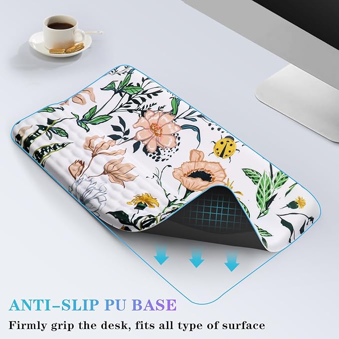 Computer Keyboard Stand with Wrist Rest, Ergonomic Tilted Keyboard Holder - Image 4