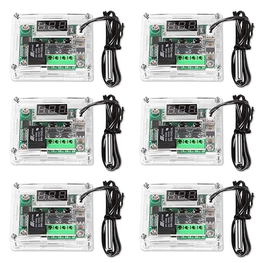 6PCS Temperature Controller Module XH-W1209 LCD Display Digital Thermostat by UMLIFE