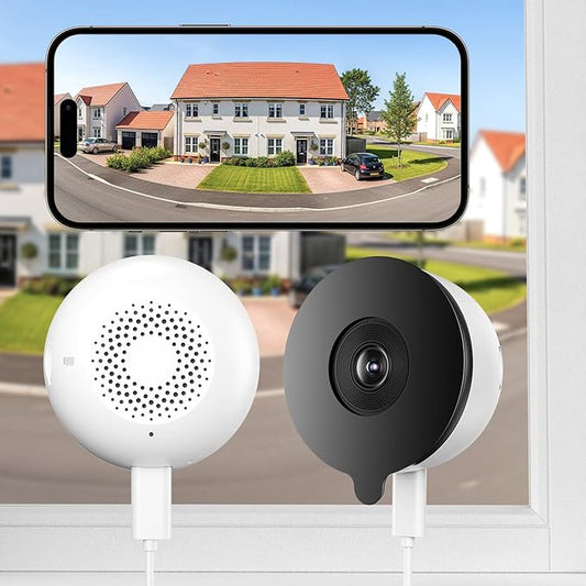 YesPano 3MP 2K Window Camera, 5G & 2.4GHz WiFi Indoor Camera by YesPano