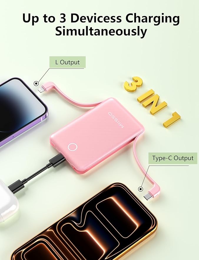 10000mAh Mini Portable Charger - Image 5
