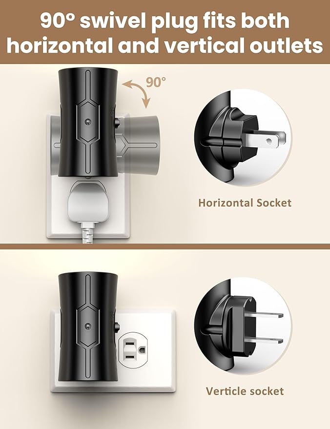 Sujeet LED Night Lights Plug into Wall, Bright Night Light, Dusk to Dawn Sensor - Image 5