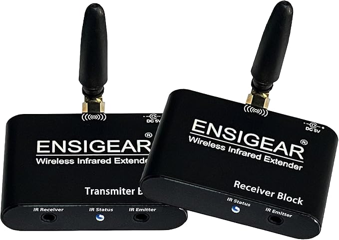 ENSIGEAR Wireless IR Repeater Kit, Infrared Remote Control Extender, Infrared by Unknown