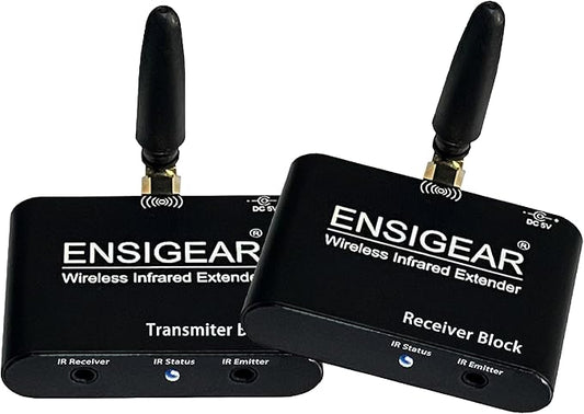 ENSIGEAR Wireless IR Repeater Kit, Infrared Remote Control Extender, Infrared by Unknown
