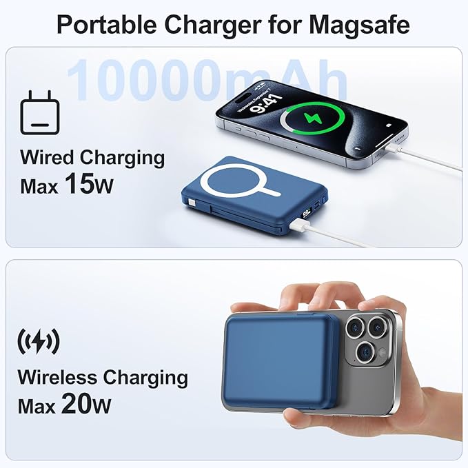 for Magsafe Portable Charger - 10000mAh Battery Pack - Image 3