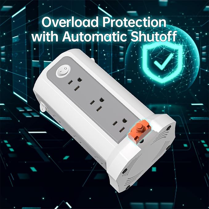 Surge Protector Power Strip Tower - Image 7