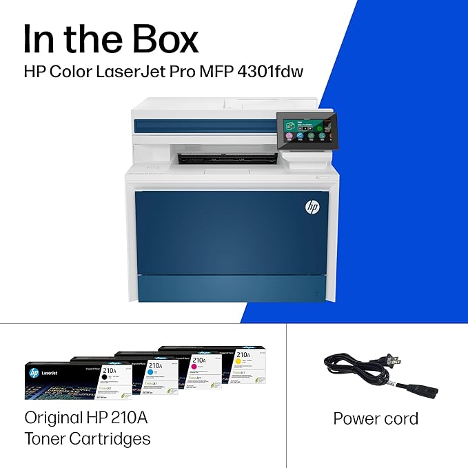 HP Color Laserjet Pro MFP 4301fdw Wireless All-in-One Color Laser Printer - Image 7