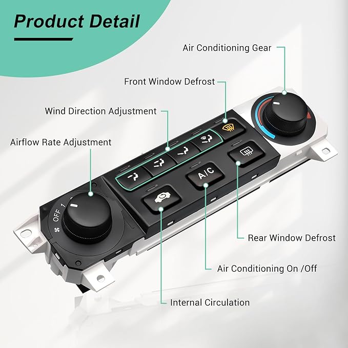 79600-S84-A01ZA Heater Climate Control Switch Compatible - Image 6