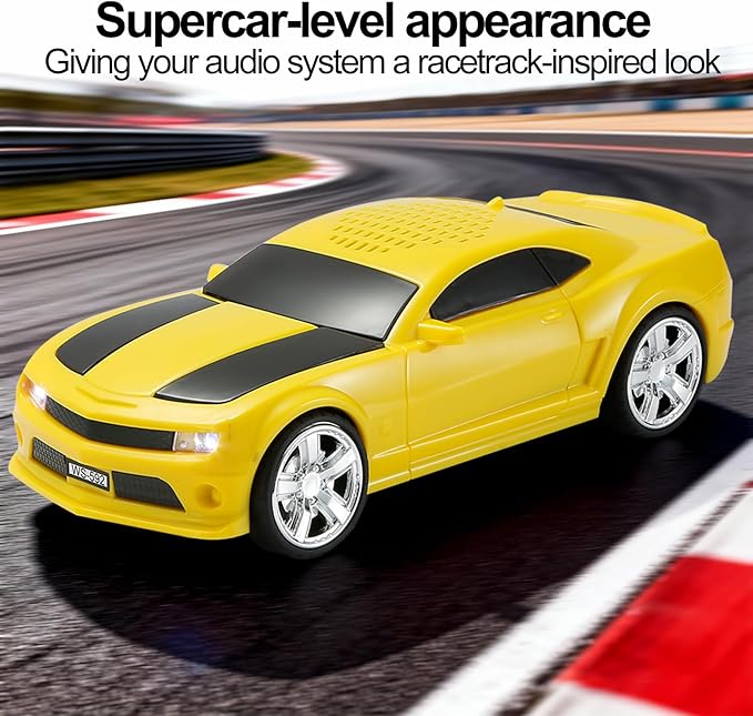 WSTER Classic Sports Car Model Bluetooth Speaker, Portable Wireless Outdoor - Image 6
