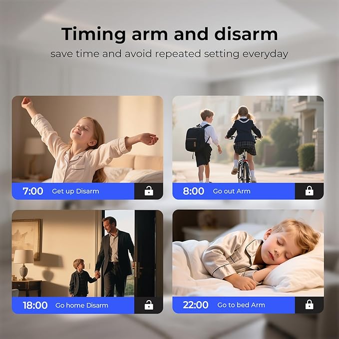Hapippofa Alarm System for Home Security, WiFi/4G Home Alarm System - Image 4