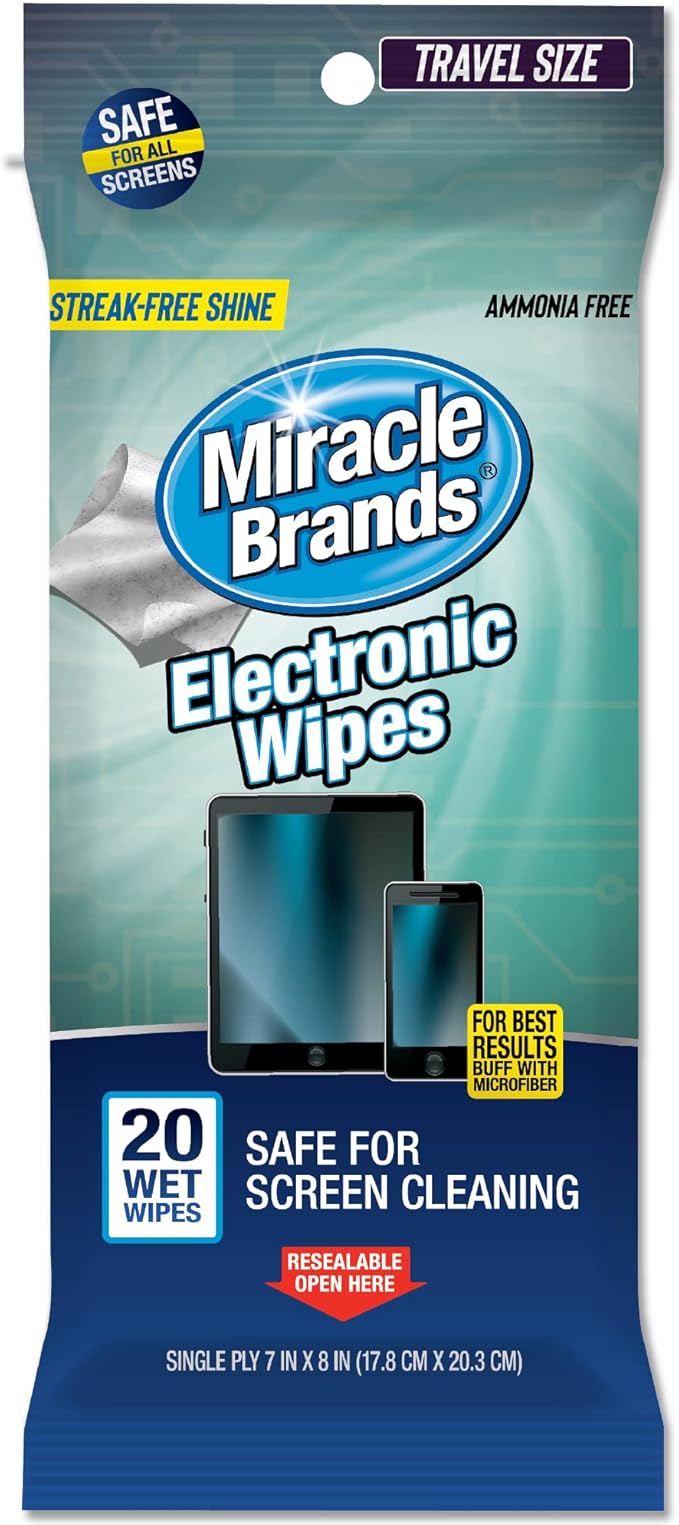 MiracleWipes for Electronics Cleaning by Miracle+Brands
