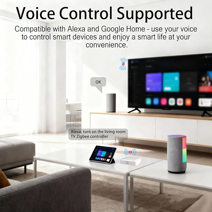 AiSeek Tuya ZigBee 3.0 Hub/Wired Gateway, WiFi Smart Home Bridge Remote - Image 7