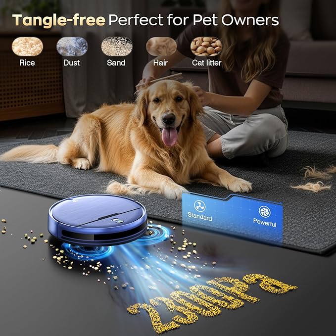 Robot Vacuum and Mop Combo, 2 in 1 Robotic Vacuums Cleaner - Image 5