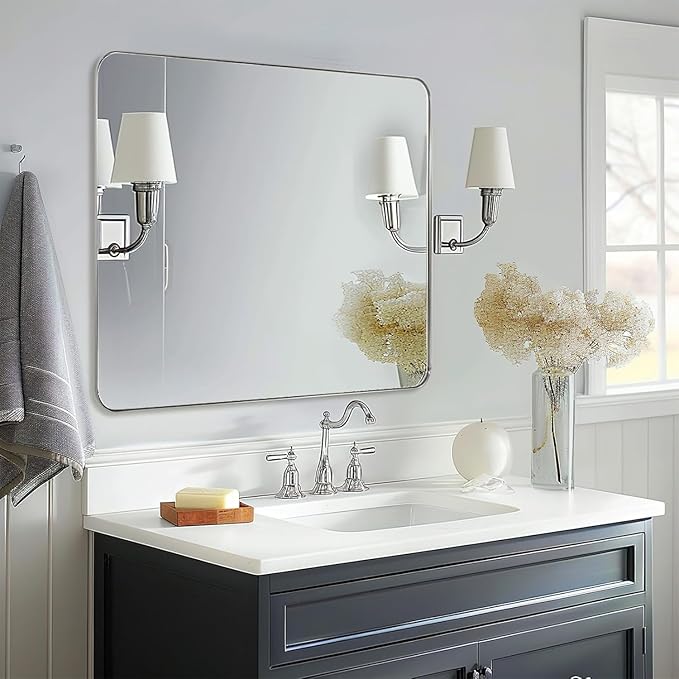 ANDY STAR Brushed Nickel Mirrors by ANDYSTAR